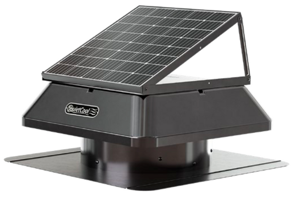 40W Solar Attic Roof Mount Fan--Hybrid