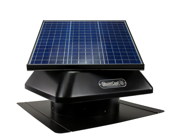 40W Solar Attic Roof Mount Fan--Hybrid
